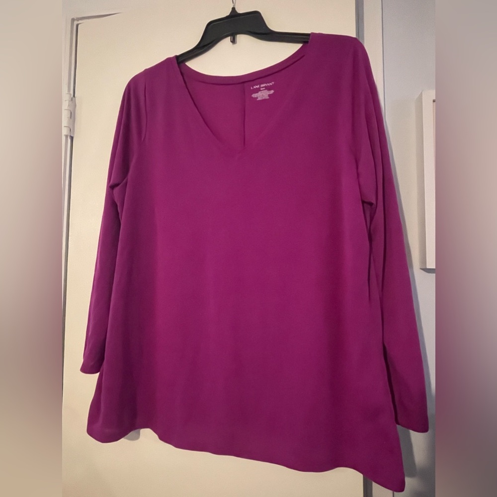 Hot pink long sleeve t shirt in excellent used condition